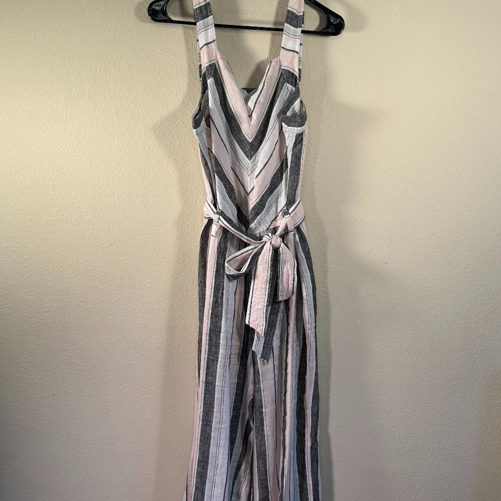 Vince Camuto Linen Jumpsuit Size Medium EUC